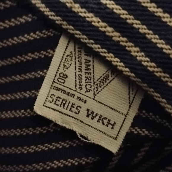 2 Vintage hickory Stripped Conductor Hats W/Tags Big K & Big Smith - Picture 7 of 11